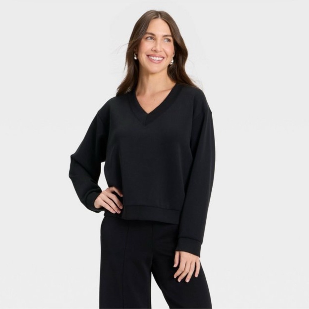 Women's Sandwash Sweatshirt-A New Day med NWOT
